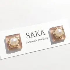(No.770)ハンドメイドアクセサリー　レジンピアス　イヤリング