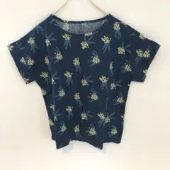 アトリエナルセ 刺繍入り リネン100% 半袖プルオーバー - メルカリ