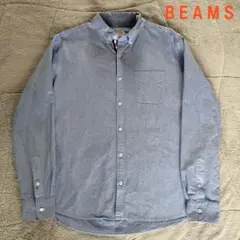 BEAMS ビームス ヘビーオックスフォード ボタンダウン シャツ Ｌ