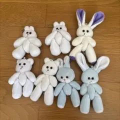 くまきち ぬいぐるみ マスコット 7個セット まとめ売り