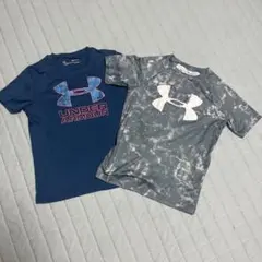 UNDER ARMOUR Tシャツ2枚セット 青 灰色 YMD