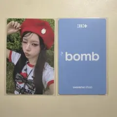 ILLIT bomb youtube gift 特典 トレカ イロハ - メルカリ illit bomb youtube 2.0 限定特典 トレカ イロハ