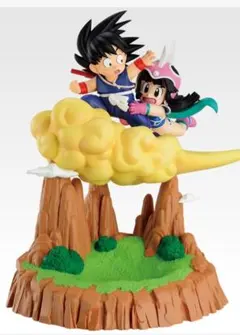 一番くじ　ドラゴンボール　ラストワン賞　孫悟空＆チチ　小物入れフィギュア