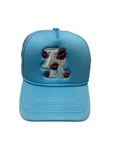 ラロパ メッシュキャップ 水色