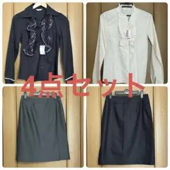 フォーマル　シャツ2点　スカート2点　セット　used品