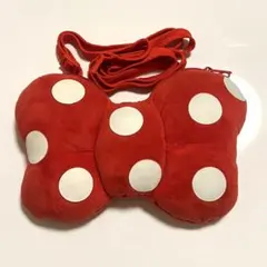 ディズニー　ミニーリボンポシェット ミニーちゃん ショルダーバッグ jk