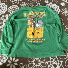Tom and Jerry 長袖カットソー グリーン