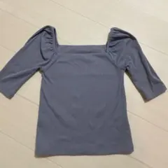 GRLスクエアネックパワショルトップス pm016