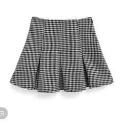 GRL インパン裏地付き千鳥柄プリーツスカート [gm825]