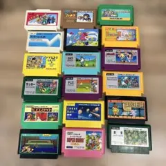 現状品 任天堂 ファミコン　ソフトまとめ18本 まとめ売る　現状品動作未確認