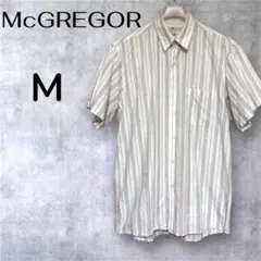 【McGREGOR】半袖シャツ Mサイズ ストライプ