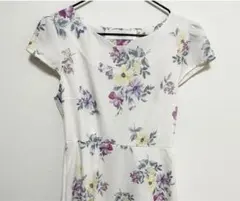 【美品】Tocco Closet 花柄ワンピース　トッコクローゼット