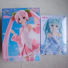 ​【新品】初音ミク 桜ミク ぬーどるストッパー フィギュア 2種