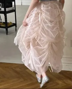 treat urself バレエリボンスカート(pink)