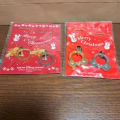 ディズニー　アフター6ペアパスポート　オリジナル・キーチェーンペアセット