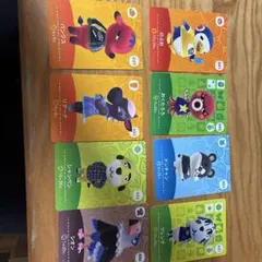 どうぶつの森 アミーボカード 8枚セット