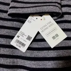 【未使用タグ付き】 ユニクロ エクストラファインメリノウール セーター M
