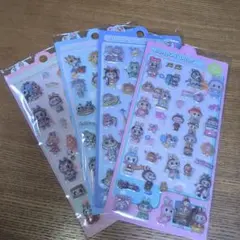 ラブブ BONBON DROP キャラクターシール 4シートセット