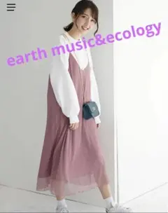 earth music&ecology キャミワンピース ピンク