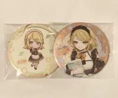 秋葉原フェスティバル2025 鏡音リン 大き目ホログラム缶バッジコンセプトカフェ