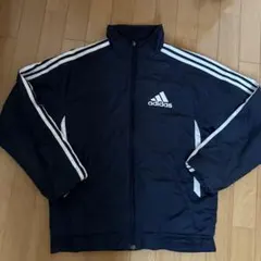 adidas ネイビー ジップアップジャケット
