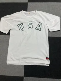 melple USA ロゴ Tシャツ ホワイト　カノコのサムネイル