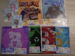 ワンピース 1番くじ　思い描く未来　タオル　キーホルダー　ステッカーセット