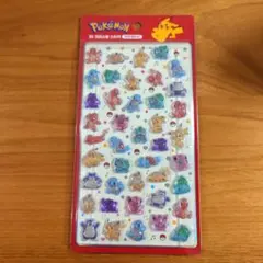 【韓国限定】【正規品】ポケモン シール 3D バブルステッカー ©マークあり
