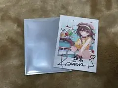 ホロライブ 戌神ころね 誕生日記念2022 直筆サイン入チェキ風