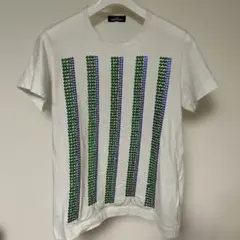 コム・デ・ギャルソン　スパンコールカットソー コムデギャルソンCOMME des GARCONS ヘムチュールドッキングギャザー