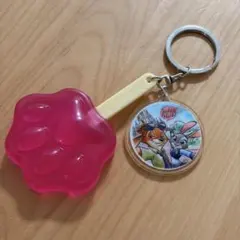 ディズニー限定　ズートピア肉球アイスキャンディ　キーホルダー　ピンク