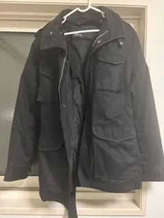 ブラック ミリタリージャケット archive