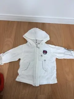 BURBERRY Londonフード付きトレーナー 80cm ホワイト