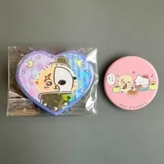 ラッコ　缶バッジ2点