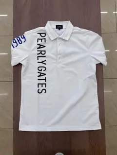 PEARLY GATES ポロシャツホワイト 5【中古】