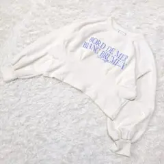 ロペピクニックRope Picnicクリーム色 トレーナー クロップド38(M)のサムネイル