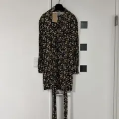 新品タグ付　レア商品★ N°21 ネイビー 花柄 ロングワンピース　花柄ワンピ