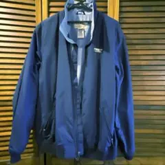 L.L.Bean ナイロンジャケット ネイビー 裏地:コットンシャンブレー