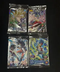 スーパードラゴンボールヒーローズ 未開封品まとめ　トランクス　ゴジータ等