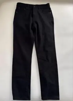ユニクロ　UNIQLOブラックストレートレッグデニム