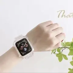 【新品】Apple Watch クリアバンド　40mm41mm 透明