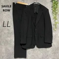 美品 SAVILE ROW ブラックフォーマルスーツ 生地ドーメル 黒 BE-7