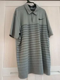 Nike ポロシャツ XL グレー　ゴルフ　テニス