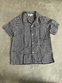 GLOBAL WORK シャツ 半袖 ギンガムチェック XL