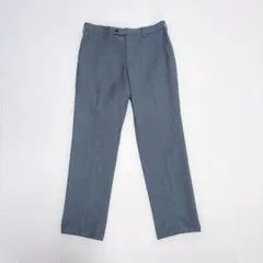 【美品】UNIQLO◆感動パンツ ウールライク◆グレー◆W79cm