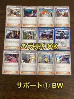 ポケモンカード　まとめ売り　サポート①　BWシリーズ　バラ売りOK エクストラ