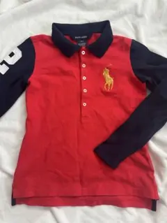 ラルフローレン キッズ ポロシャツ 長袖 Sサイズ