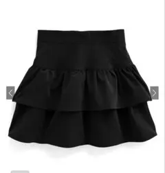 インパン裏地付きティアードフリルミニスカート [ ai153 ]