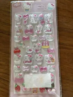 ハローキティ 立体シール シート　3Dシール ぷっくりシール