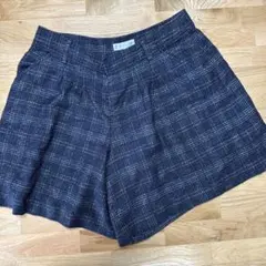 KUMIKYOKU チェック柄ショートパンツ サイズ6